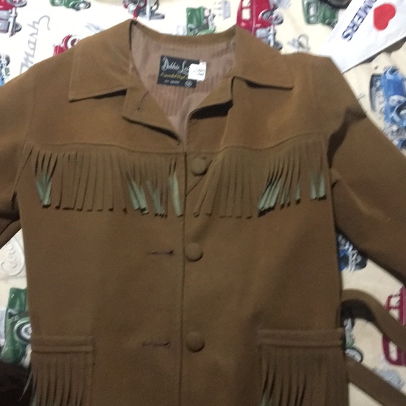 debbie leigh Jackets & Blazers - Vintage Debbie Leigh vinyl suede coat